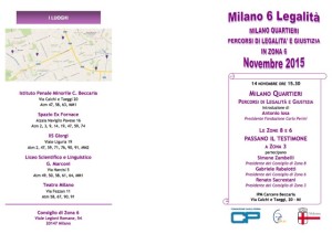 Milano 6 Legalità